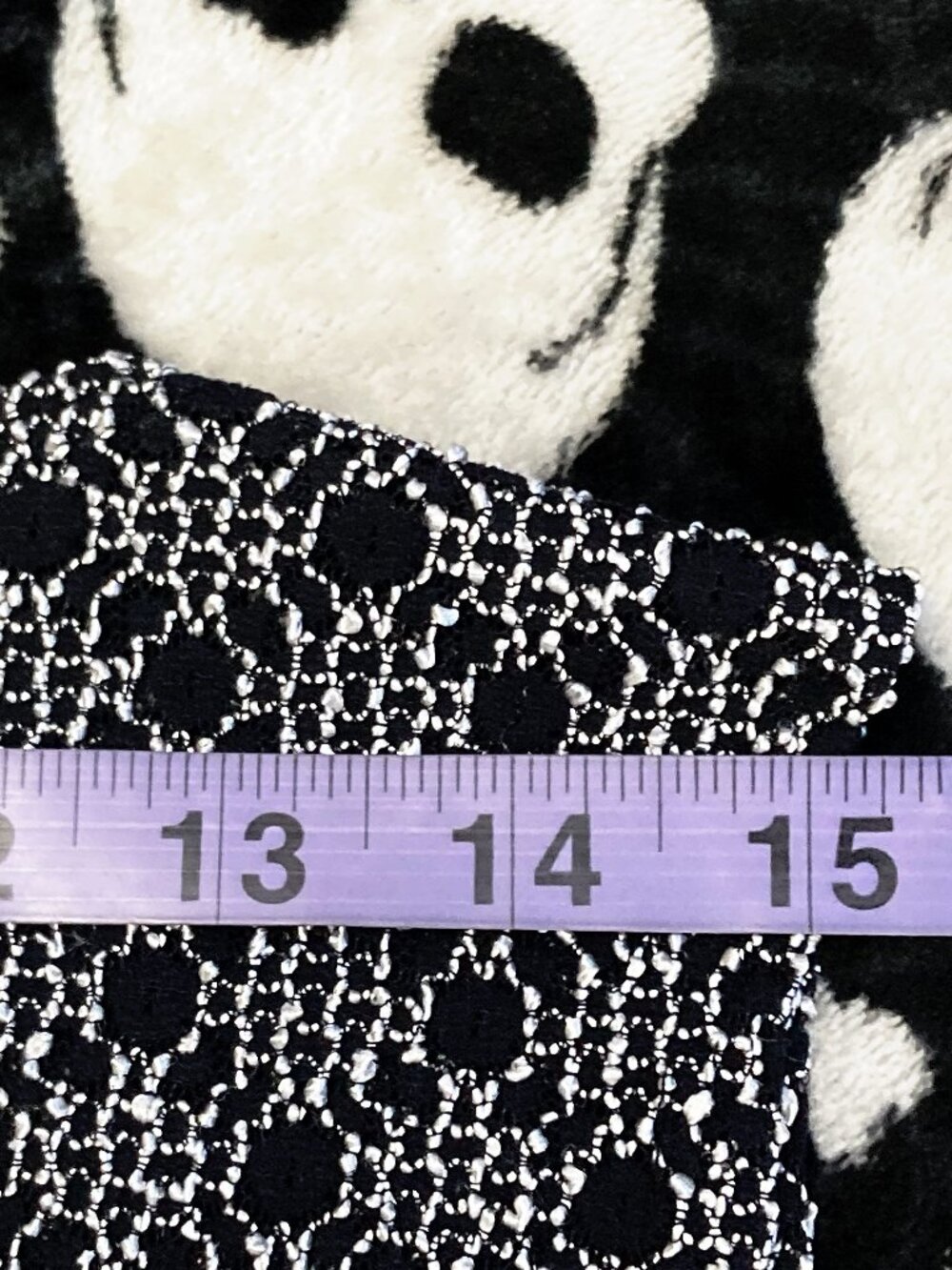 NICOLA Vintage geometric stitching black lace sleeveless shirt Y2K MEDIUM LARGE - Picture 14 of 16